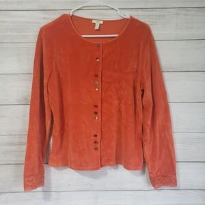 J Jill medium orange blouse
